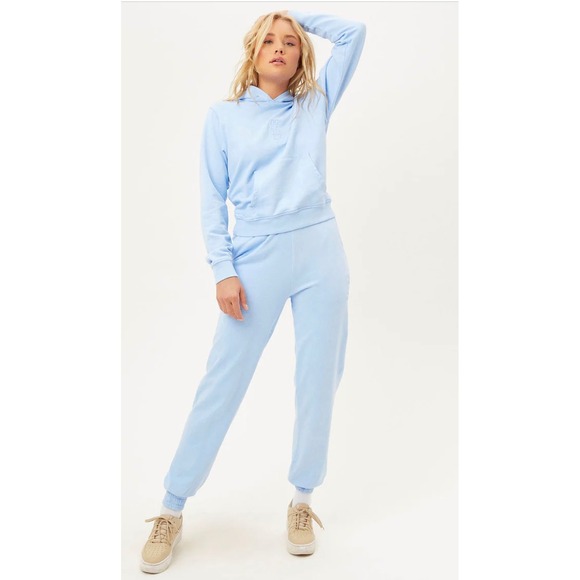 Frankie's Bikinis Pants - Frankies‎ Bikinis Frank Oversized Sweatpants Joggers Size Small Blue